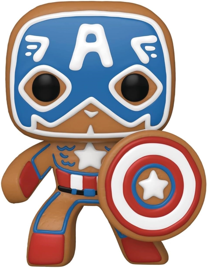 FUNKO ACTION FIGURES FUNKO POP MARVEL HOLIDAY S3: CAPTAIN AMERICA